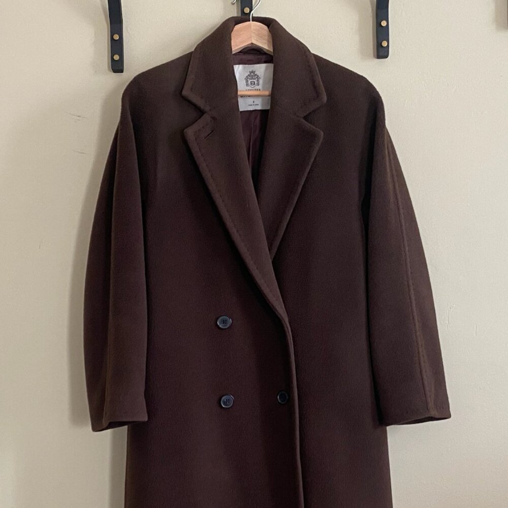 Aritzia Babaton Slouch Coat in Burnt Cedar - Size 2 (Medium)